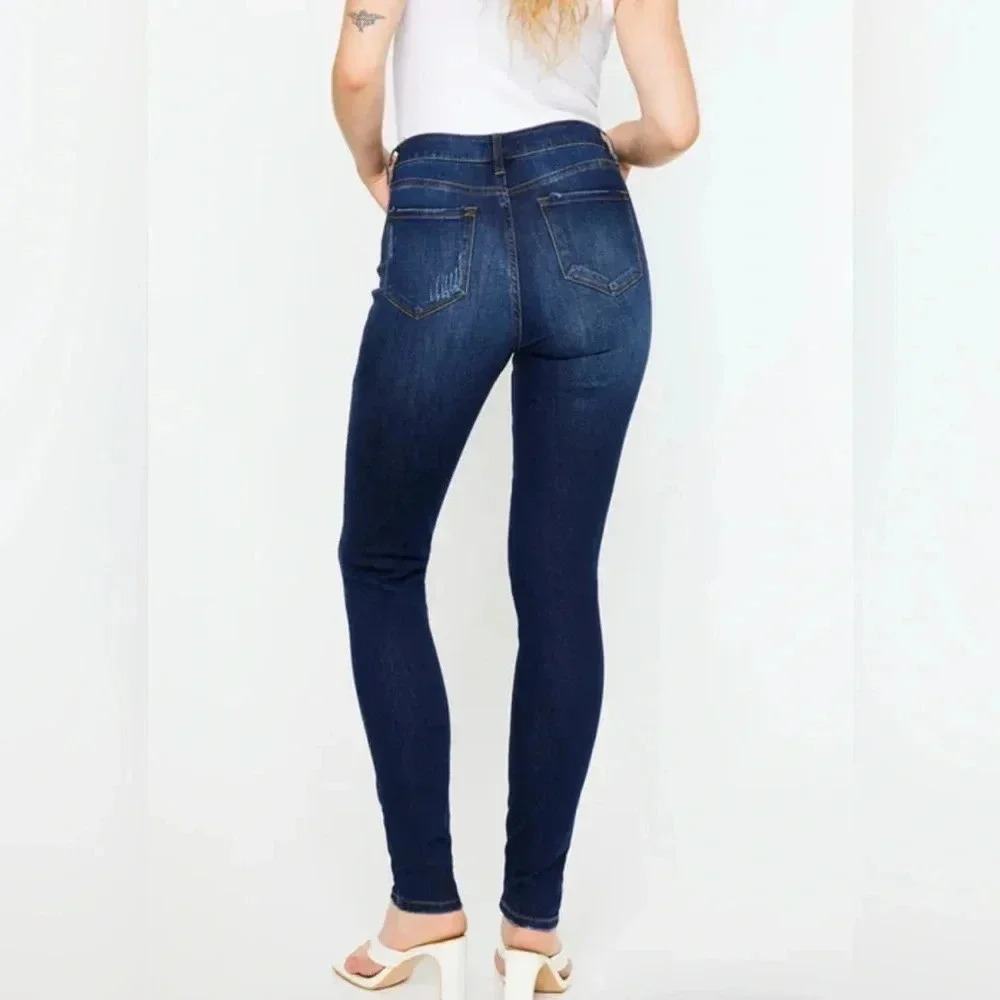 NWT Kancan Candice High Rise Super Skinny Jeans - Curvy size 7/27 - Picture 2 of 12